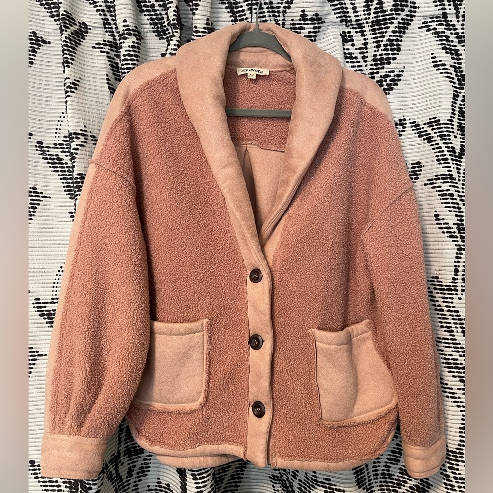 Listicle Dusty Pink Cardigan